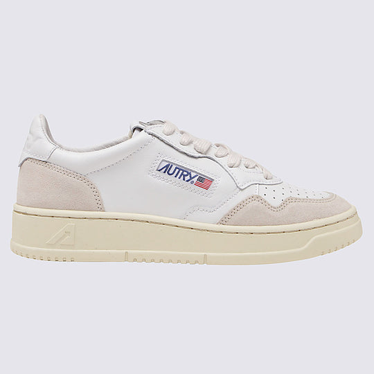Sneakers Leat/Suede White