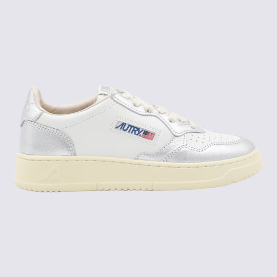 Sneakers Leat/Leat Wht/Silver
