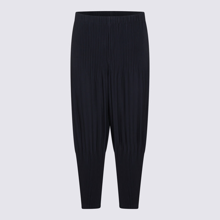 Homme Plisse Issey Miyake Trousers - Blue and green | 03674bf42c35916b63d361ba076d7af4278fc45f