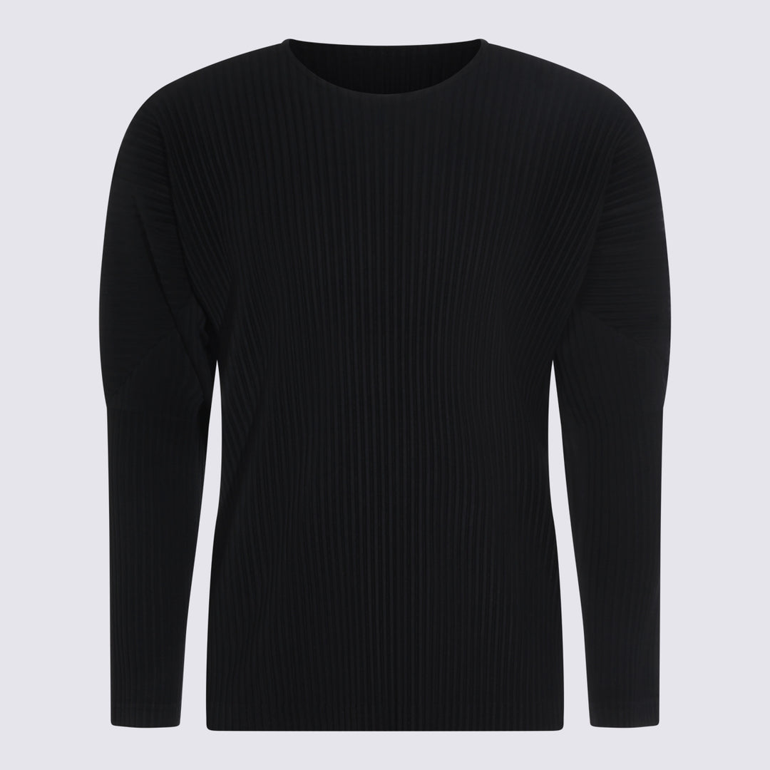 Homme Plisse Issey Miyake Top - Blacks and greys | 482d1ecea5d8fcd22a7d8e1f4924edc953d8688e