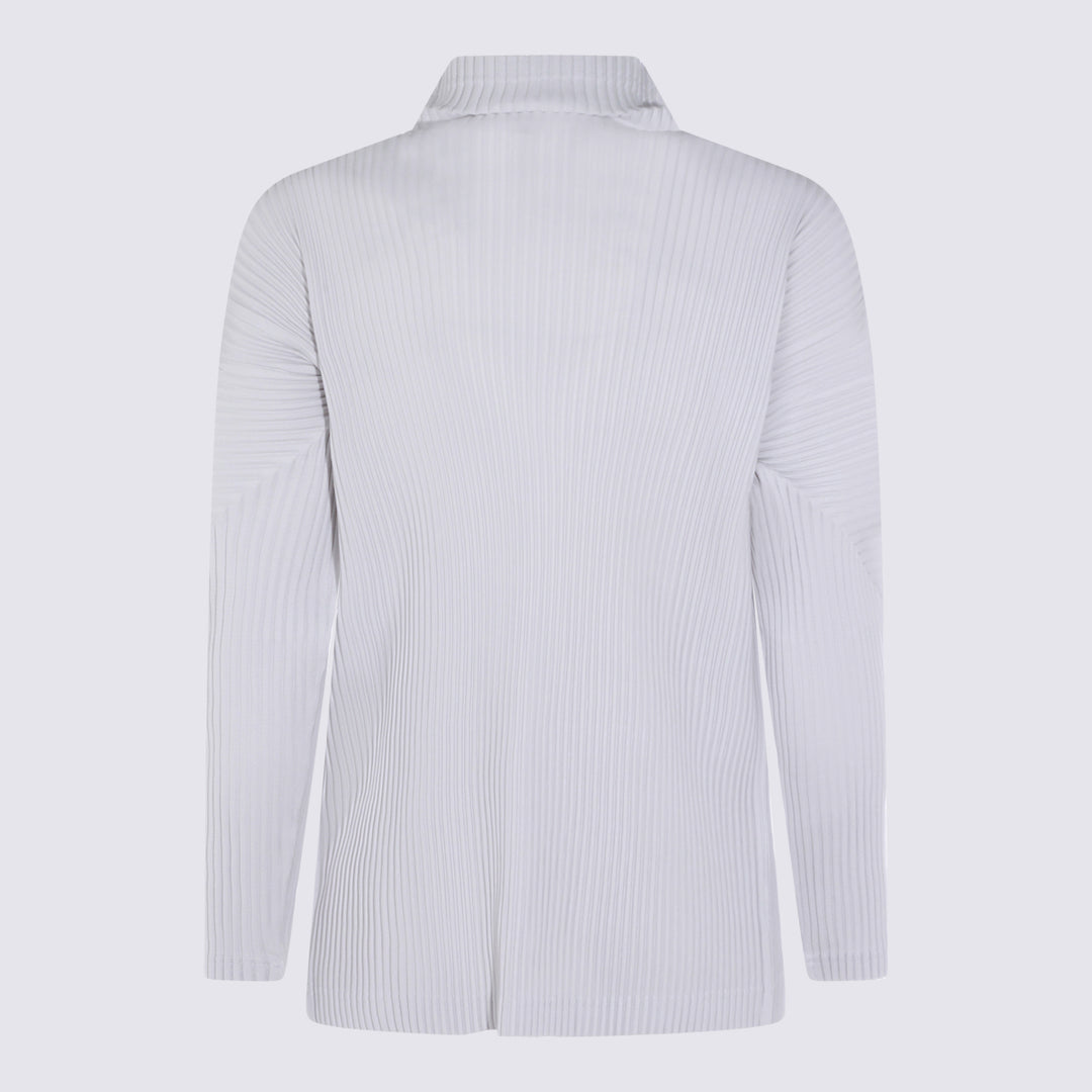 Homme Plisse Issey Miyake Top - Blacks and greys | ab08f52e6f46610dac8dd7a29589fdf89f933473