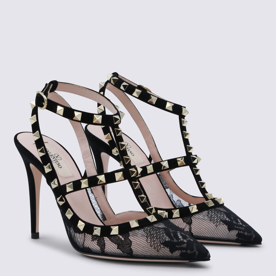 Valentino Garavani With Heel - Blacks and greys | d711ae22728745cdc9f6191ec4054a7cff5bdcd9
