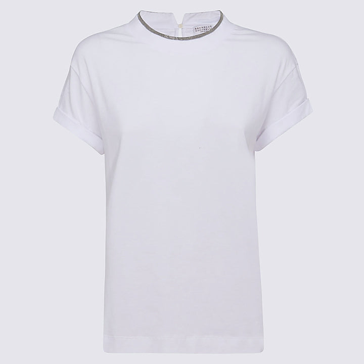 Brunello Cucinelli T-shirts and Polos - Light and natural | 7ad4472be1c99dcb07b2071692028743658b442d