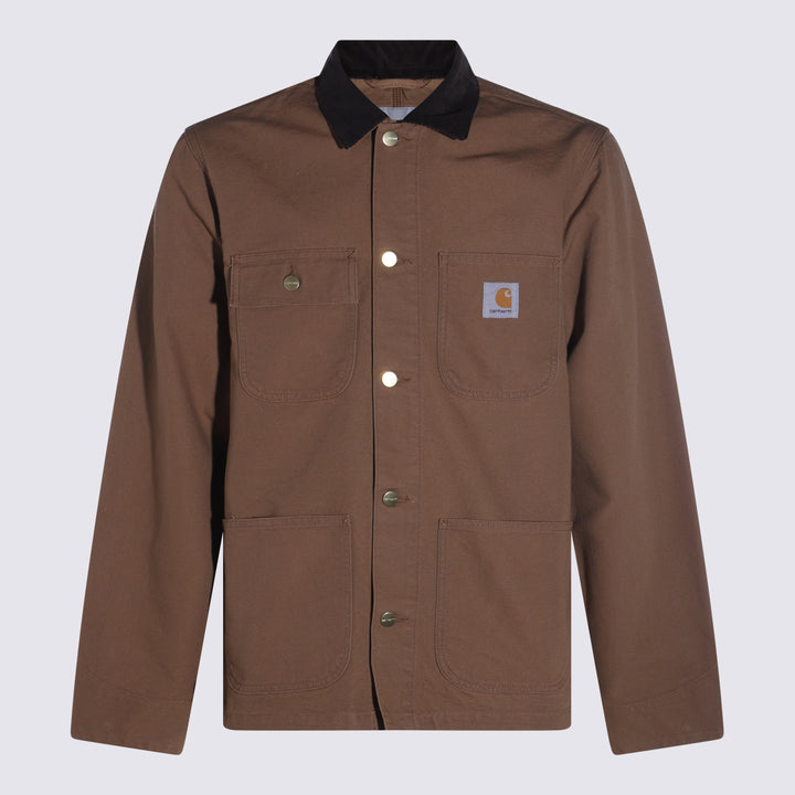 Carhartt Wip Jackets - HAMILTON BROWN | 57d32bd7fed6e39d0e69d1b6a99c6f4cc01fdf9b