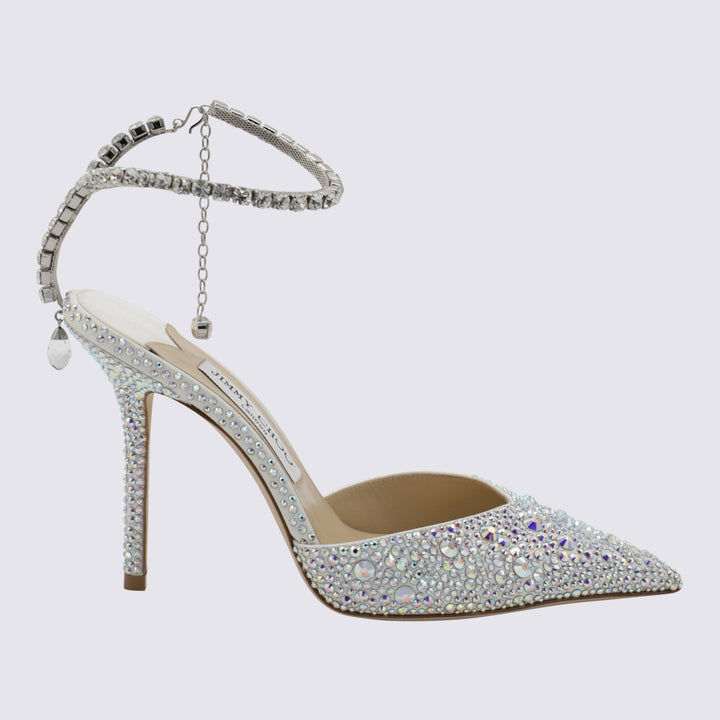 Jimmy Choo With Heel - IVORY/CRYSTAL | 00a7a28c3f915ba6c3c12afd2fa9b026bb29ad60