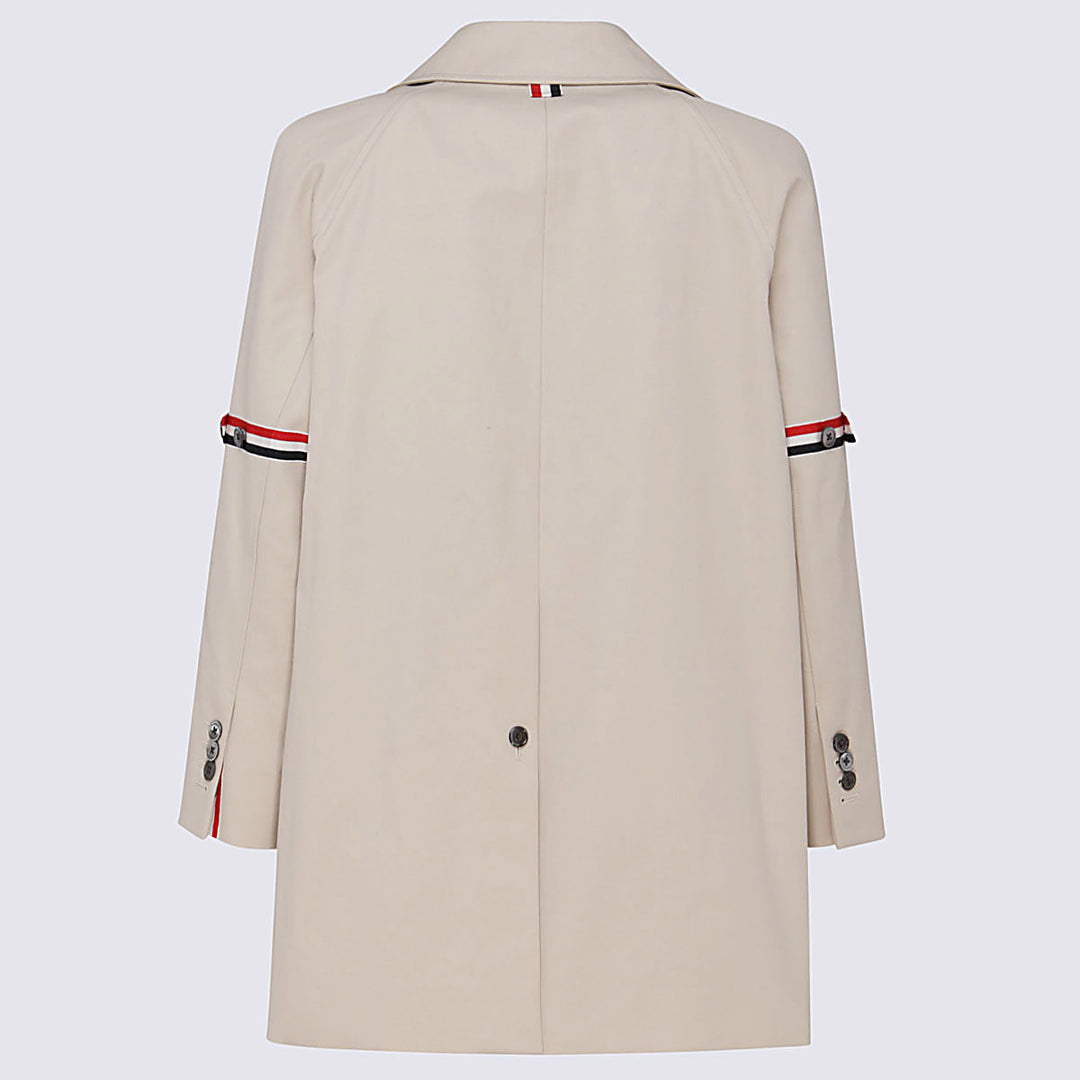 Thom Browne Coats - Khaki | 713d352b6cfbec804f18522933f9f0cf1c49d7e3