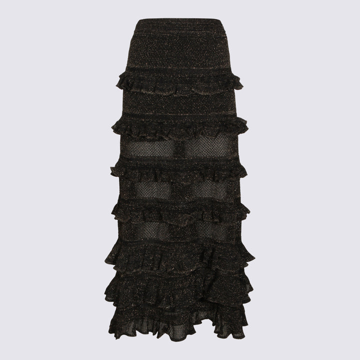 Zimmermann Skirts - METALLIC BLACK | 4fa5c880af319c4d206b1b6a5e0f0bec5edc9fdc