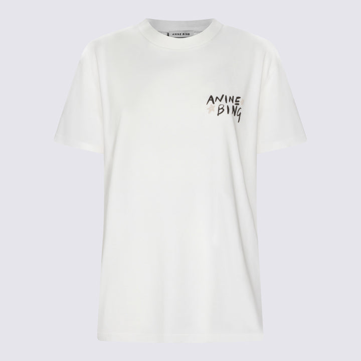Anine Bing T-shirts and Polos - Light and natural | 0cabffe5b297e4928bd472fb71adedbe616ef50f