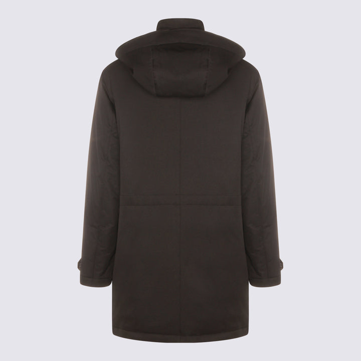 Zegna Coats - Blacks and greys | 56510f1d5b0e7b0a37996d549ad5299689dbdb7f