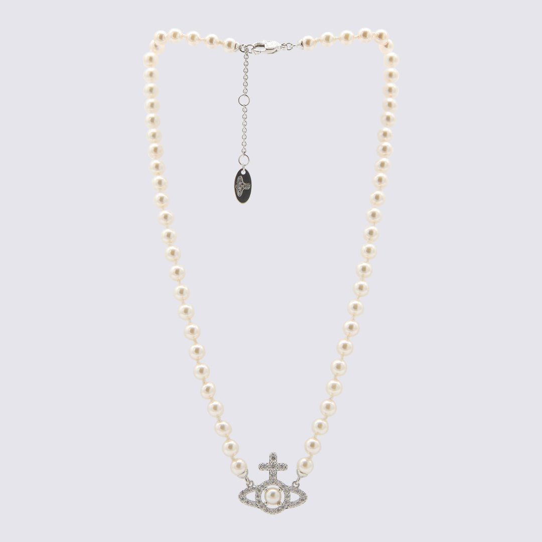 Vivienne Westwood Bijoux - PLATINUM/WHITE/CREAMROSE PEARL | 97a413d9a6eac407a93c625bc646f624d9ec121f