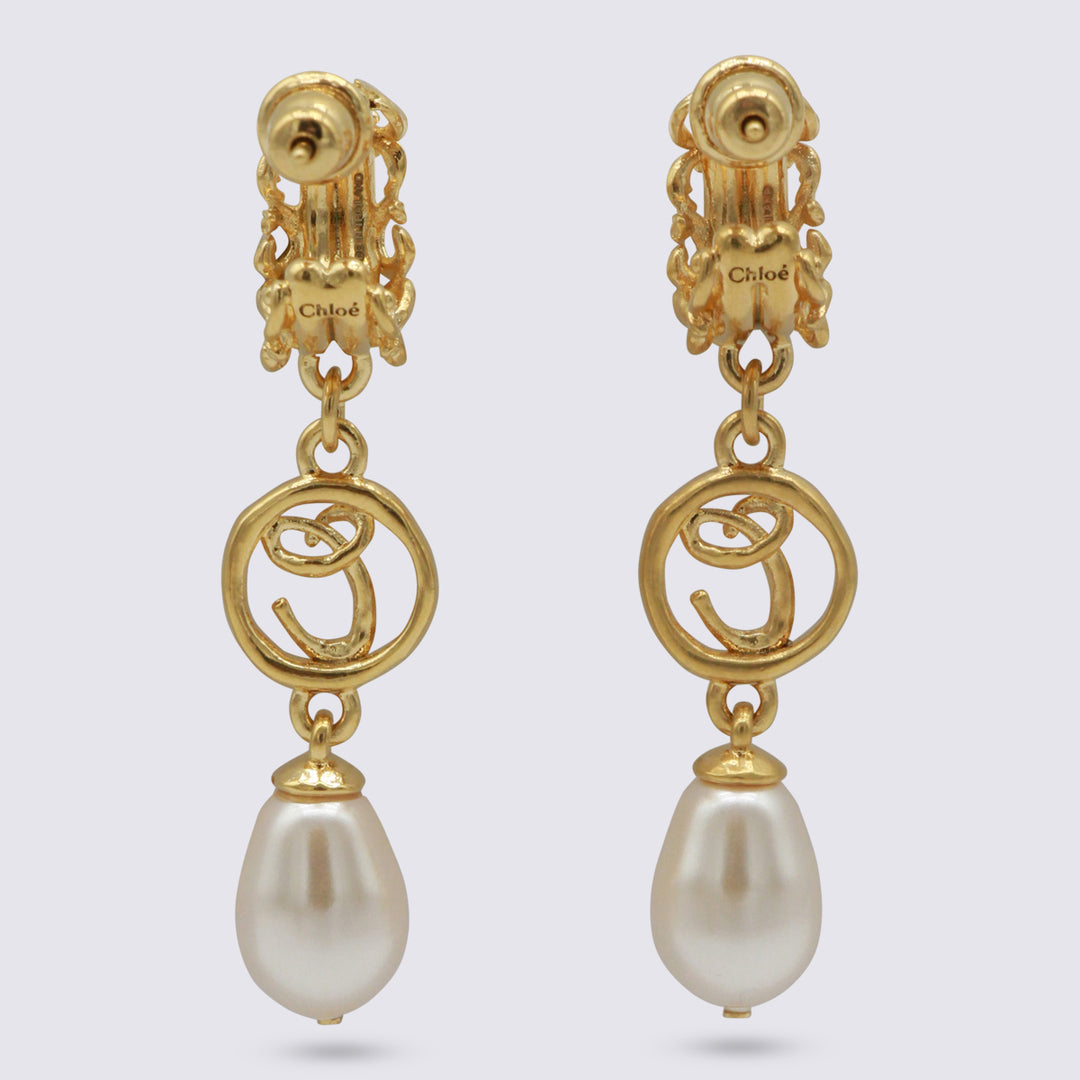 Chloè Bijoux - GOLD/PEARLY | ef7b635203e8165b648b7e44d47f17fc5f876ef5
