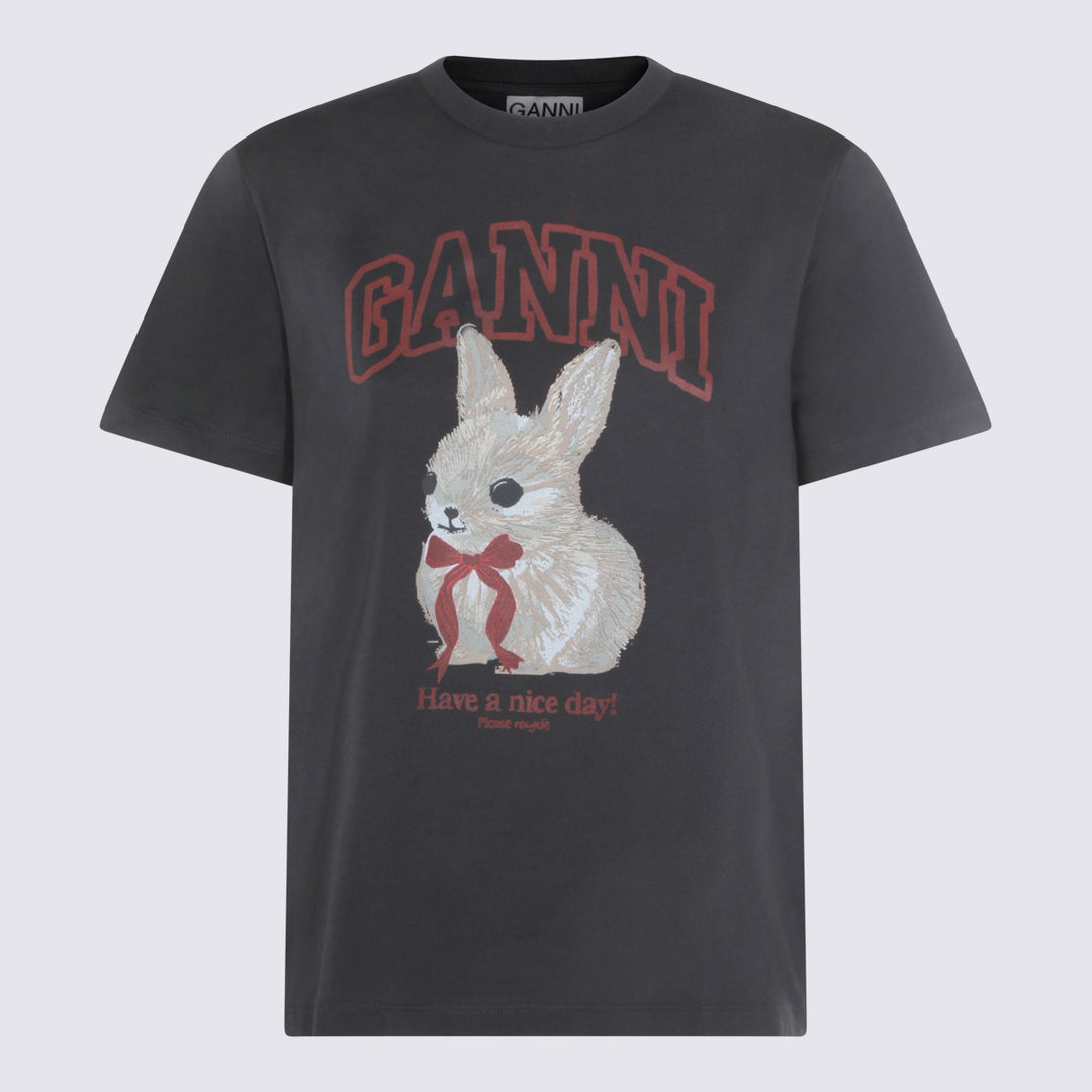 Ganni T-shirts and Polos - Phantom | 8676a99aca1cb68e884c527d3834b21b98d29f03