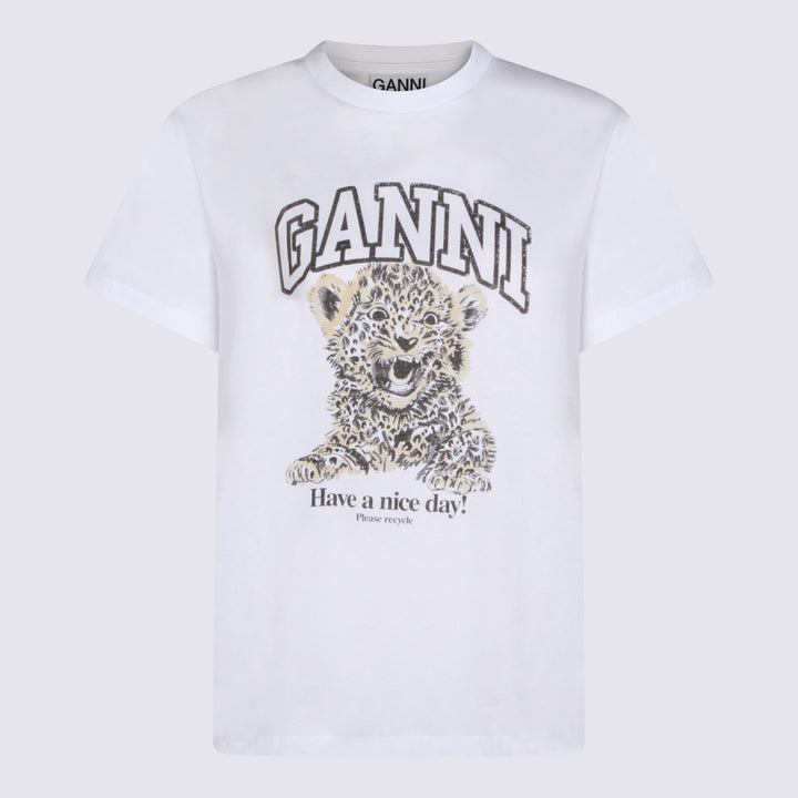 Ganni T-shirts and Polos - Brown | c0f006a938afd485dd087bcbc47f8f6bcf7352d5