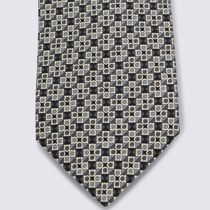 Ferragamo Ties - Blacks and greys | 82bd74b94b98e9448a2f02450d13740a601a10f1