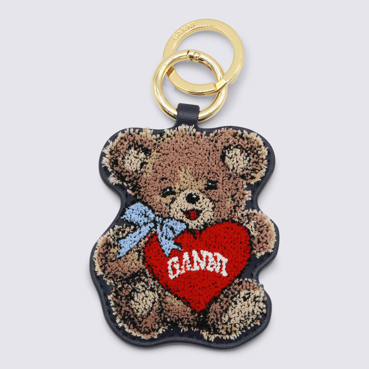 Ganni Keychains - BLACK/IRIS | 694403dcab0688f1cfb39a8e0cd103f4d11d7cdf