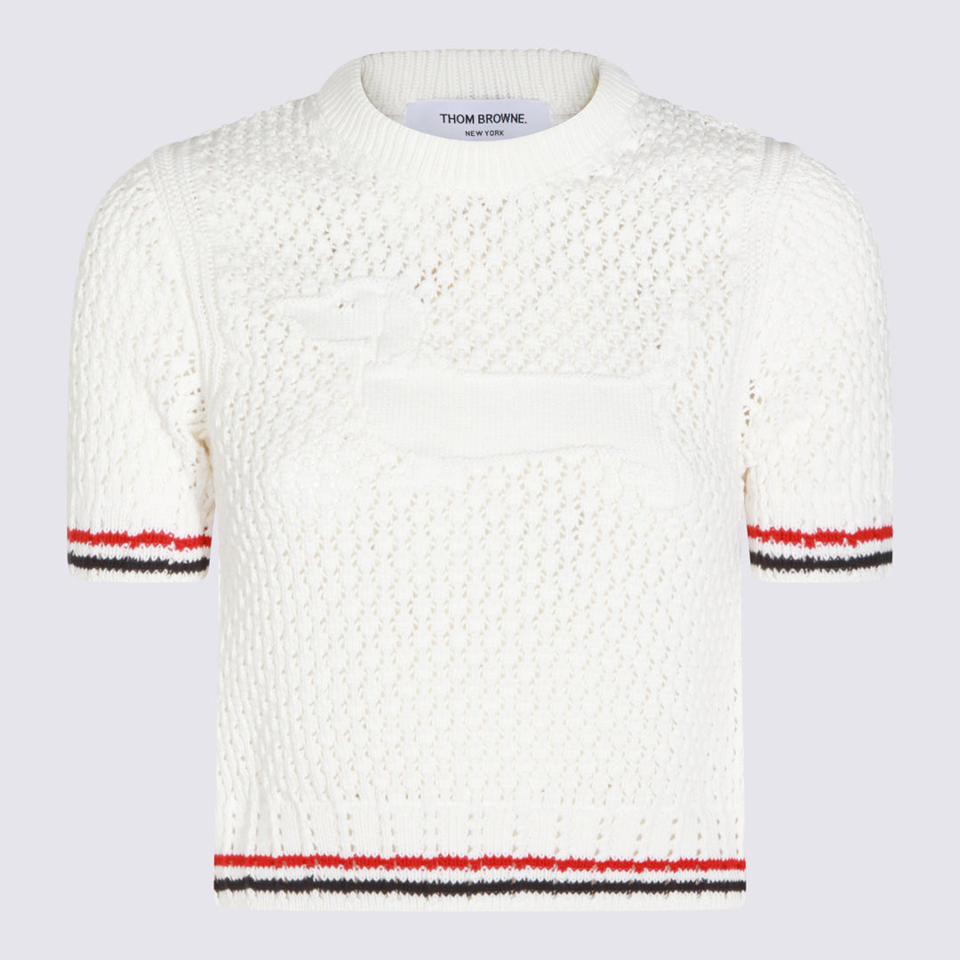 Thom Browne Sweaters - Light and natural | fe578d4cb205108af41a3ead2d617ce17a38caf8