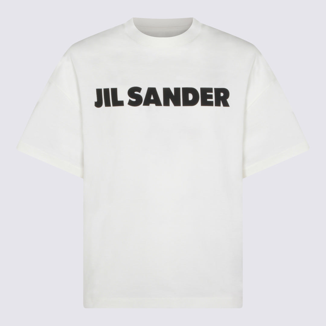 Jil Sander T-shirts and Polos - PORCELAIN | 5366c8db6050b16fe3f4983cc5d2df5f42611e98