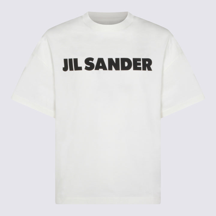 Jil Sander T-shirts and Polos - PORCELAIN | 5366c8db6050b16fe3f4983cc5d2df5f42611e98
