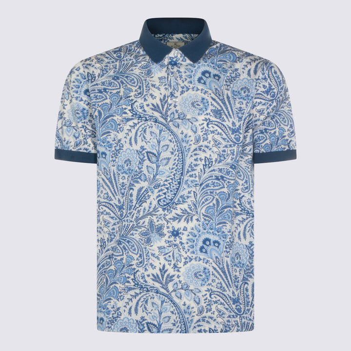 Etro T-shirts and Polos - Blue and green | 8e57ae52c9629a87dc99f7288c34be16e81aea39