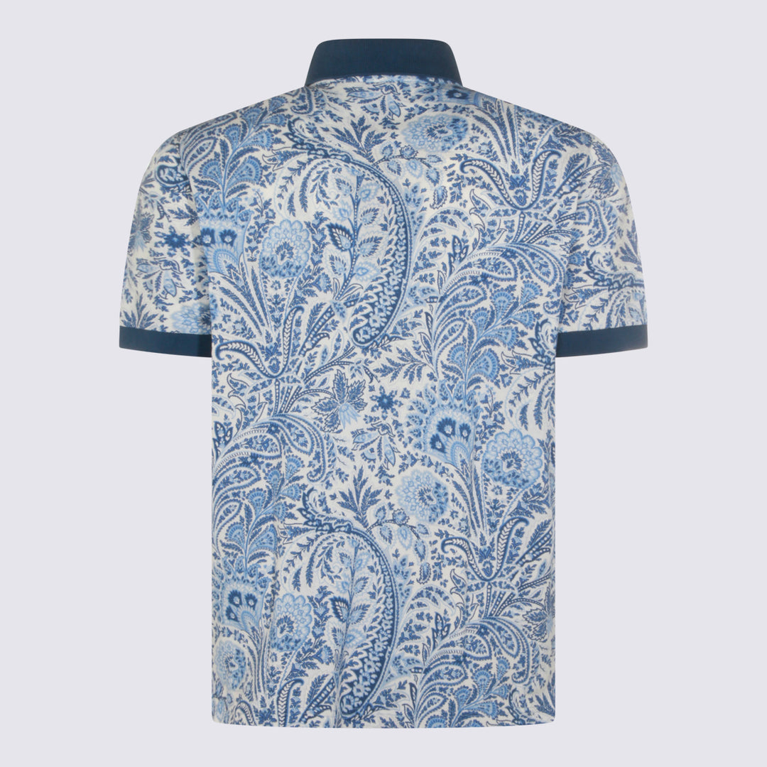 Etro T-shirts and Polos - Blue and green | 3f4e5b3347ac12dd87410ef4c4abcd15bc8e3af9