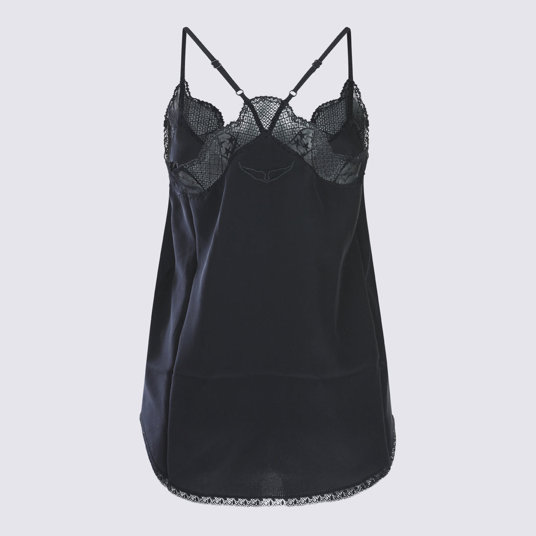 Zadig & Voltaire Top - Blacks and greys | 260d76b6dcfa02a37b30713ff0ba0a3805aaf87a