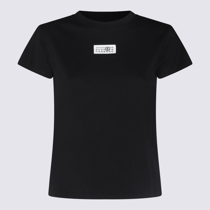 Mm6 Maison Margiela T-shirts and Polos - Blacks and greys | 65bf427180f1444ad56df10b13ccdd69ec65be34