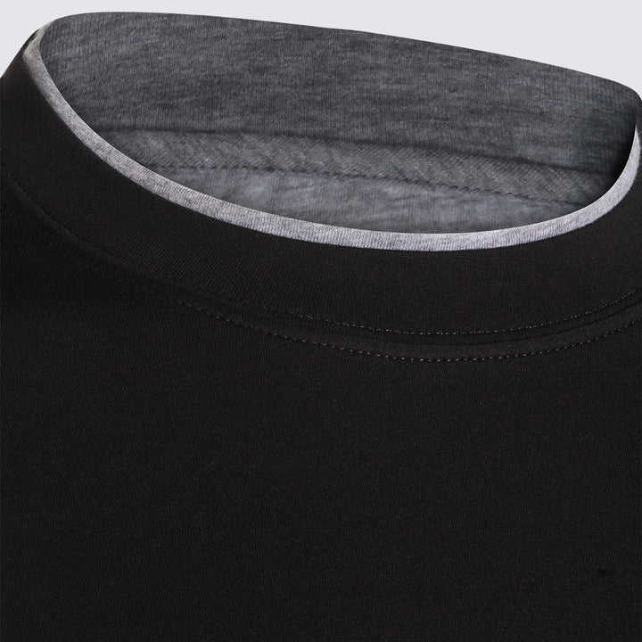 Brunello Cucinelli T-shirts and Polos - Blacks and greys | 3eda83ea5045f5f9be726f80234d8f2aa4631039