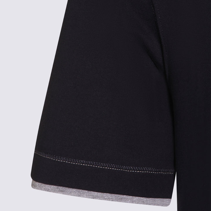 Brunello Cucinelli T-shirts and Polos - Blue and green | 246b1b61203f611c7c26021264e1ce6163f2d9fb