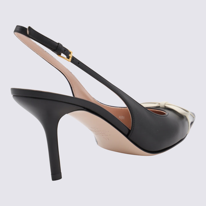 Valentino Garavani With Heel - NERO/IVORY | 9cad577702914e027023940154e4198959b83520