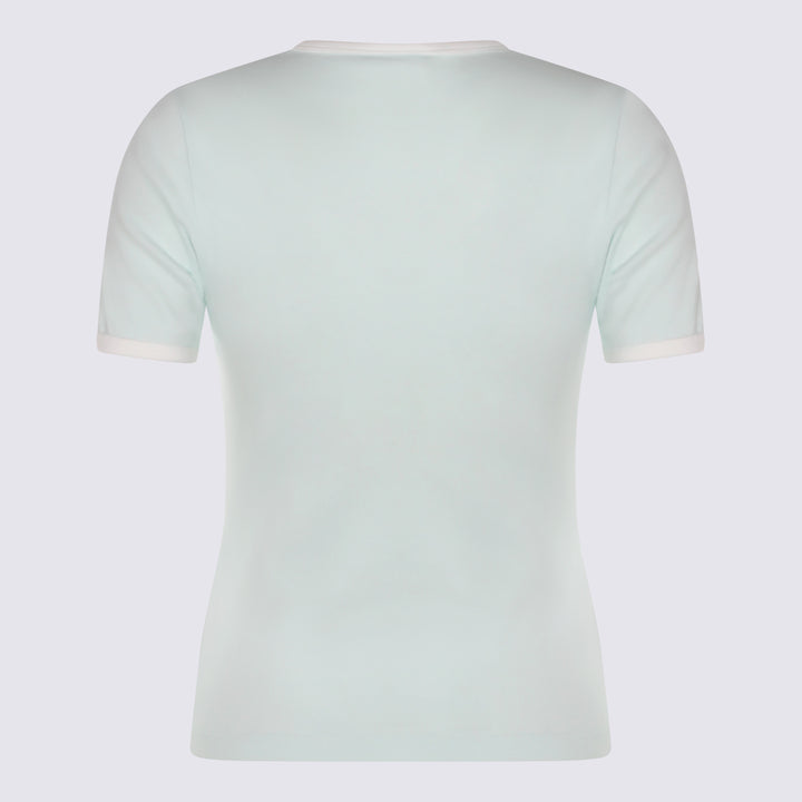 Courreges T-shirts and Polos - LIGHT MINT/HERITAGE WHITE | 1291b651ef5aa5760d3cfa2415f79864172feaa0