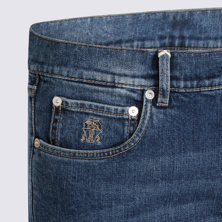 Brunello Cucinelli Jeans - MED BLUE | e4e4d981237a6ddb81c5b59933d5364e3b52dcf1