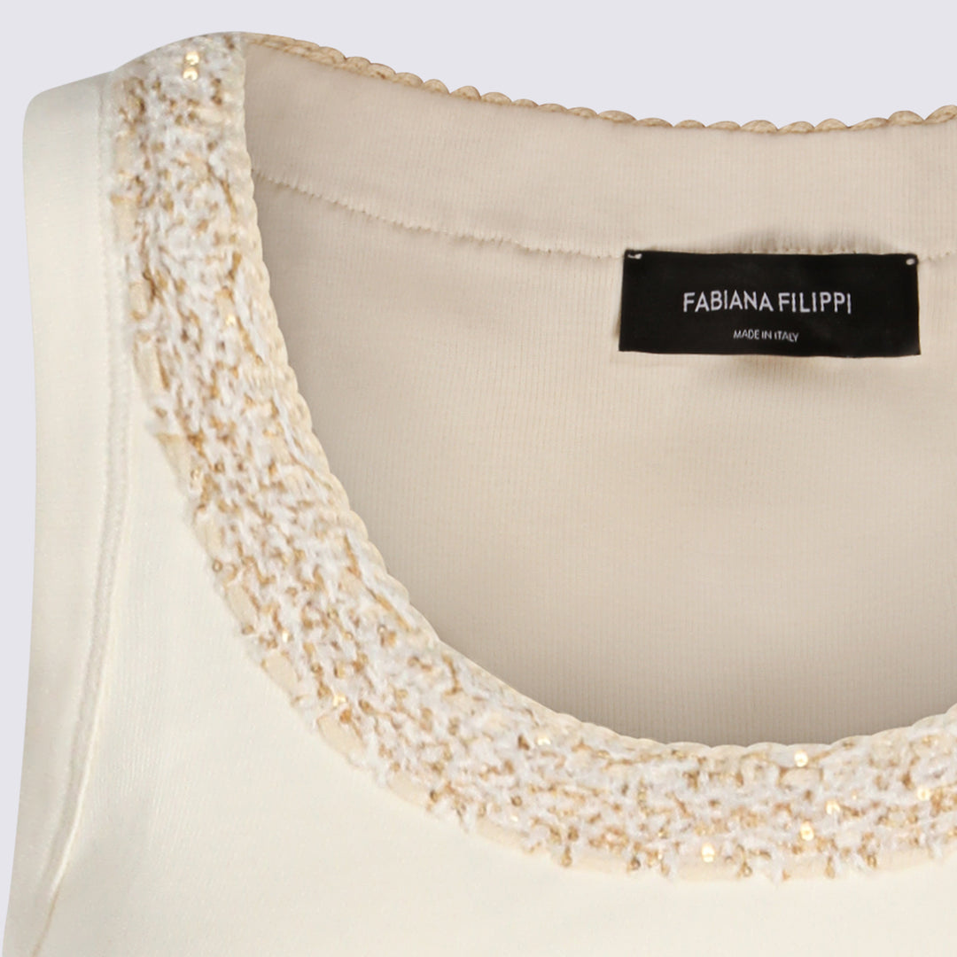 Fabiana Filippi Top - burro | db6a355d6d2f3c98791fd8ca27360abc59f1a27f