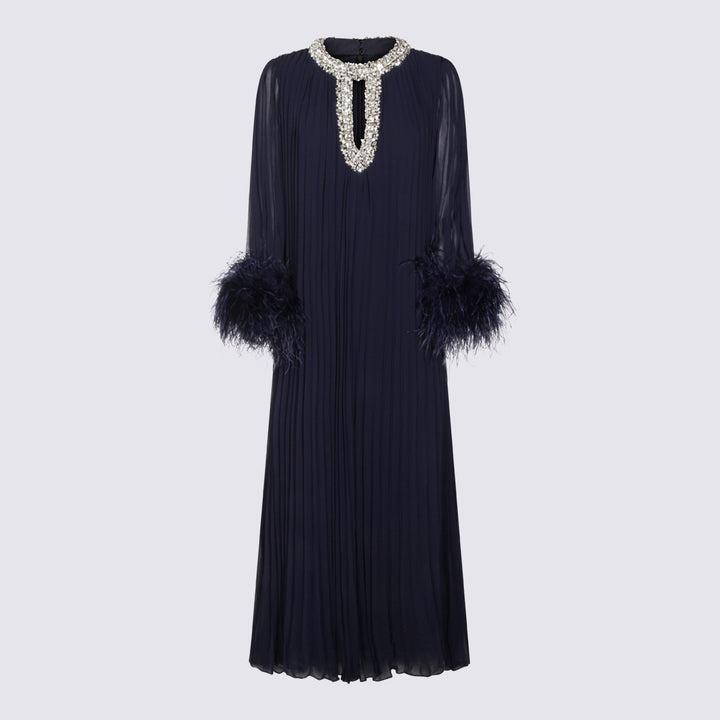 Self-Portrait Dresses - Blue and green | 1119f489bdec9eddf536880e6242414d3f1d5a10