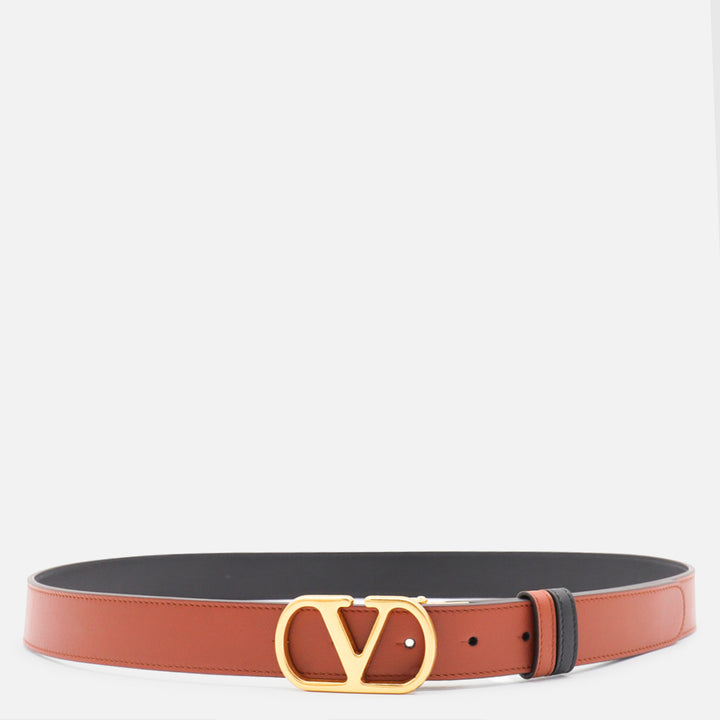Valentino Garavani Belts - BLACK-COGNAC-GOLD | 2e50d24d88961e68d2a31431fe82404ffcecd016