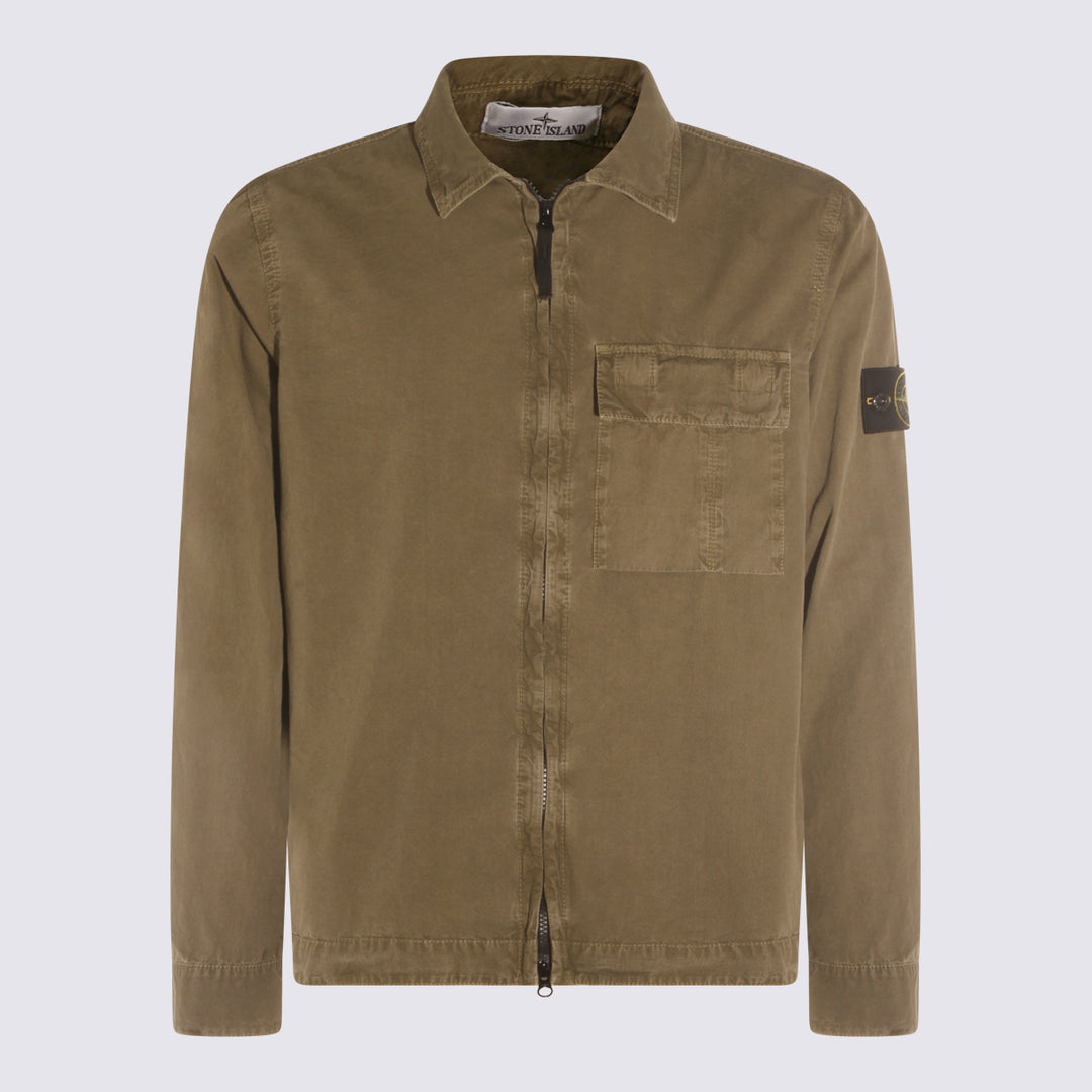 Stone Island Shirts - MILITARY GREEN | 2bb669877ecc1e2a1b161fe897b8148cee0cc7f3