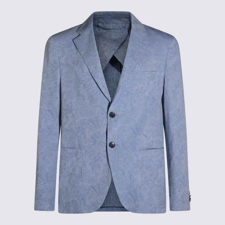Etro Jackets - Blue and green | 99c732c4382d2d8908cf1ba117eced6b8650dd1b