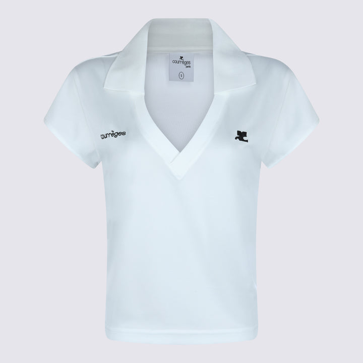 Courreges T-shirts and Polos - HERITAGE WHITE/BLACK | 8db2cfe6a9037cb8a7cb9d70541849568a95cfae