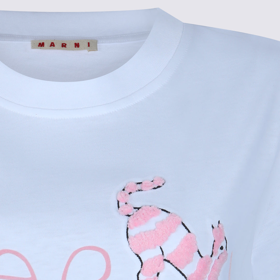 Marni T-shirts and Polos - LILY WHITE | 76acc2c22d3b9f7a043045e7eeba26d82b297c6a