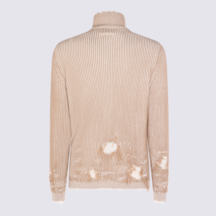 Mm6 Maison Margiela Sweaters - CAMEL-CHALK | 01a4538d6b74c4cefbb0a6b8a46352dcb85d3bd1