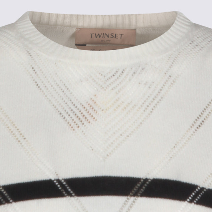 Twin-Set Sweaters - RIGA NEVE/BLUE | dbdcde4235feeab75d268253494c56efef6ed86e