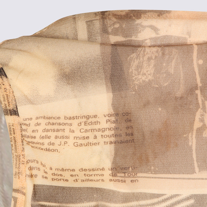 Jean Paul Gaultier Dresses - ECRU/LIGHTGREY/RED | 84f1795269a863e47e59122a4e49963adbfffb45