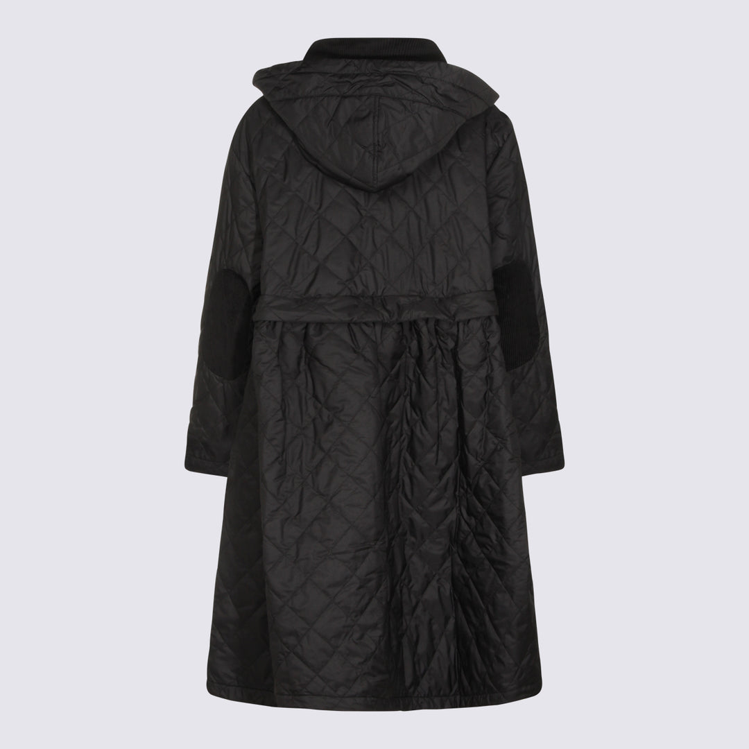 Barbour X Ganni Coats - BLACK/CLASSIC TARTAN | 05b8f624298446334a92e37984a84d35ef1bc508