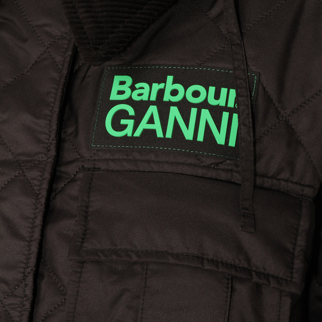 Barbour X Ganni Coats - BLACK/CLASSIC TARTAN | 172302d3d34b273760aa3023d6960631aa246c74