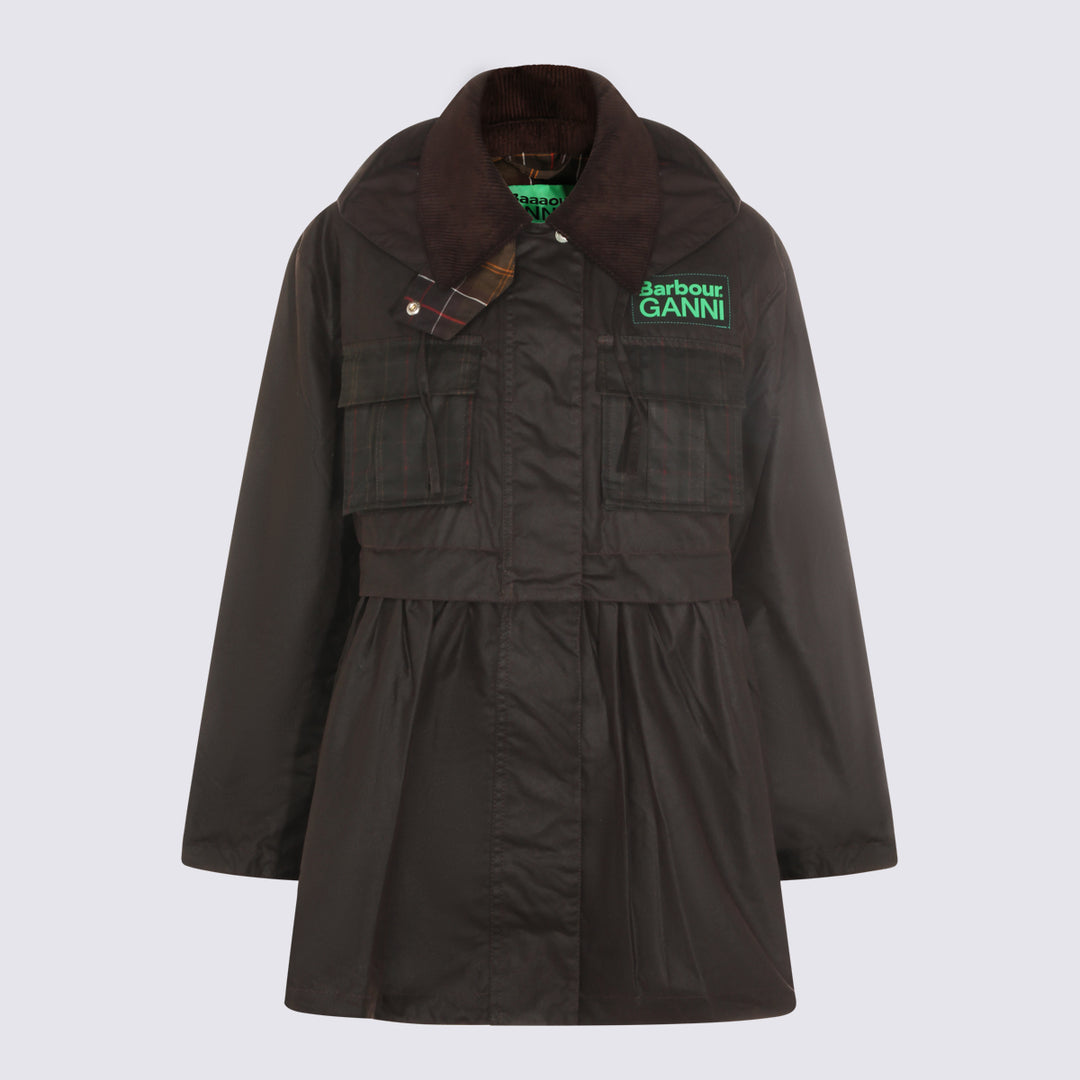 Barbour X Ganni Jackets - RUSTIC/CLASSIC TARTAN | 7832d6ff19fd7df8a8f25f059b6549aa14f914bb