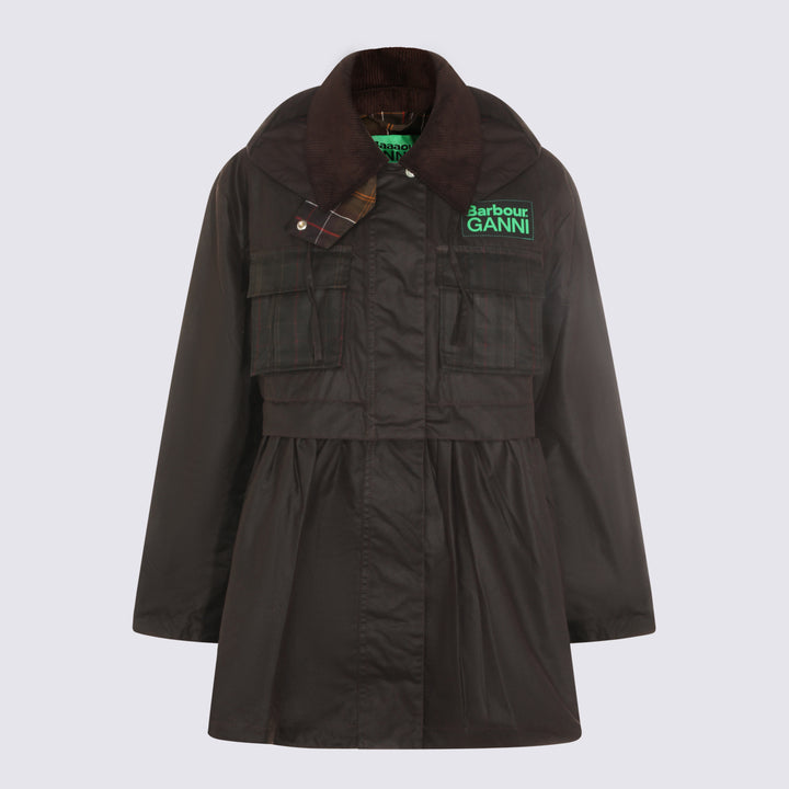 Barbour X Ganni Jackets - RUSTIC/CLASSIC TARTAN | 7832d6ff19fd7df8a8f25f059b6549aa14f914bb