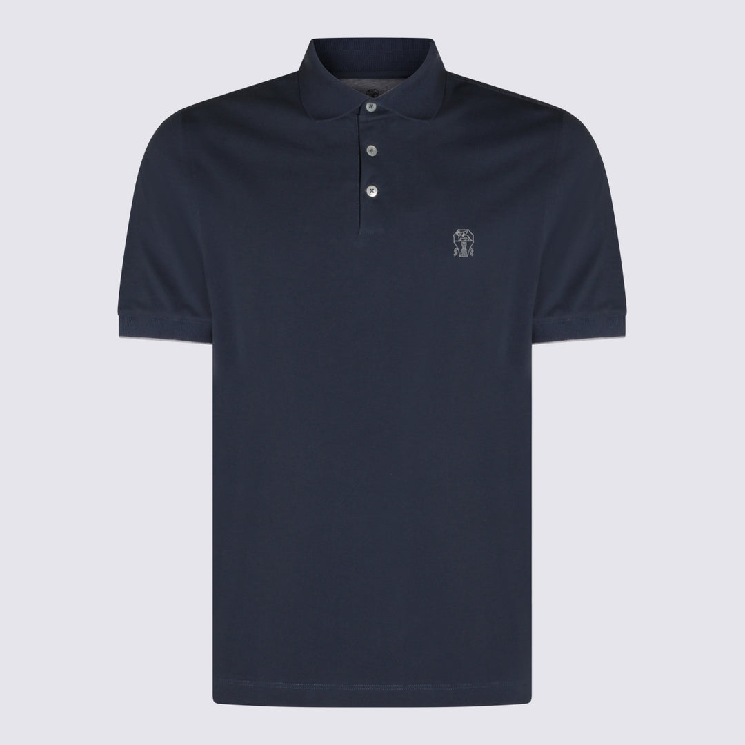 Brunello Cucinelli T-shirts and Polos - Marine | 99a43d1ae37297e8fea9ba4d2d72babfe1085f74