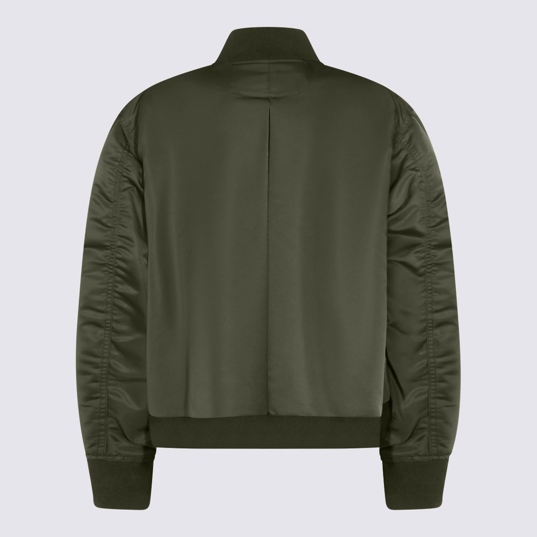 Sacai Jackets - Khaki | c2ee2fb6d7471b55bde7936a389427f80a343c85