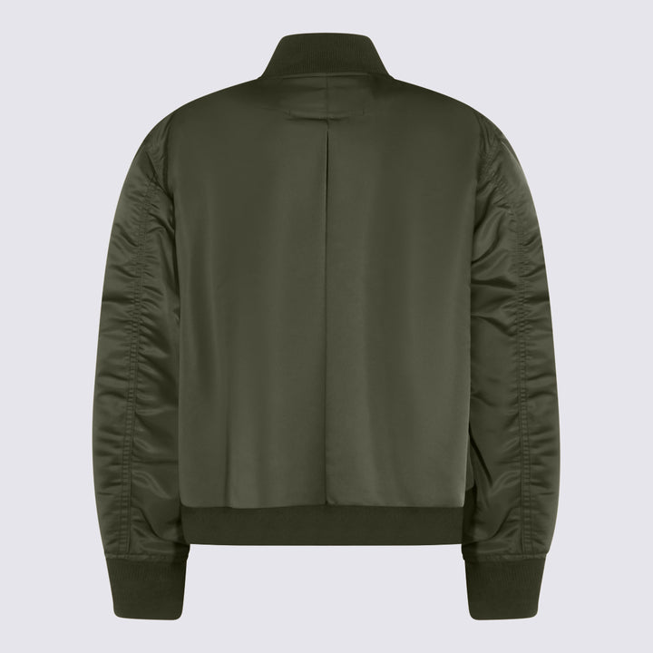 Sacai Jackets - Khaki | c2ee2fb6d7471b55bde7936a389427f80a343c85