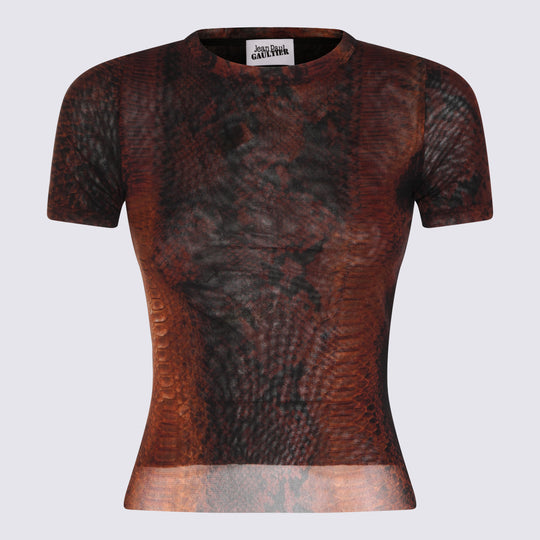 T-Shirts And Polos Brown/Black