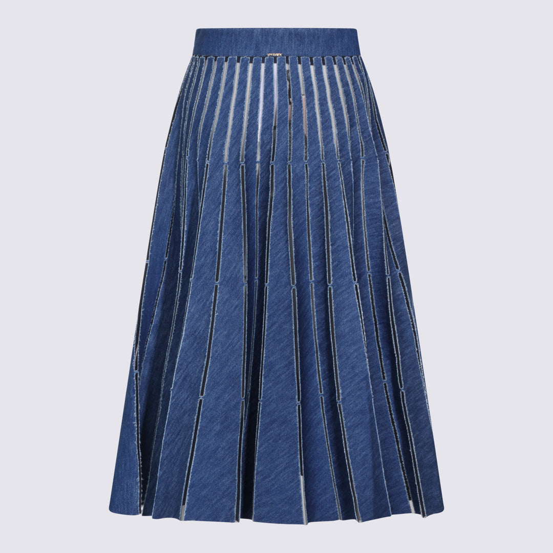 Twin-Set Skirts - DENIM MEDIO | cda1a5f83dd080317e6da25d8a4d29ac1f4bba11